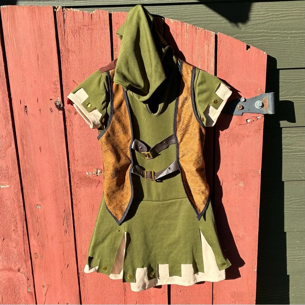 Ranger Explorer Costume Boy Girl Viking Pirate Peter Hood 4 5 6 Hood Halloween